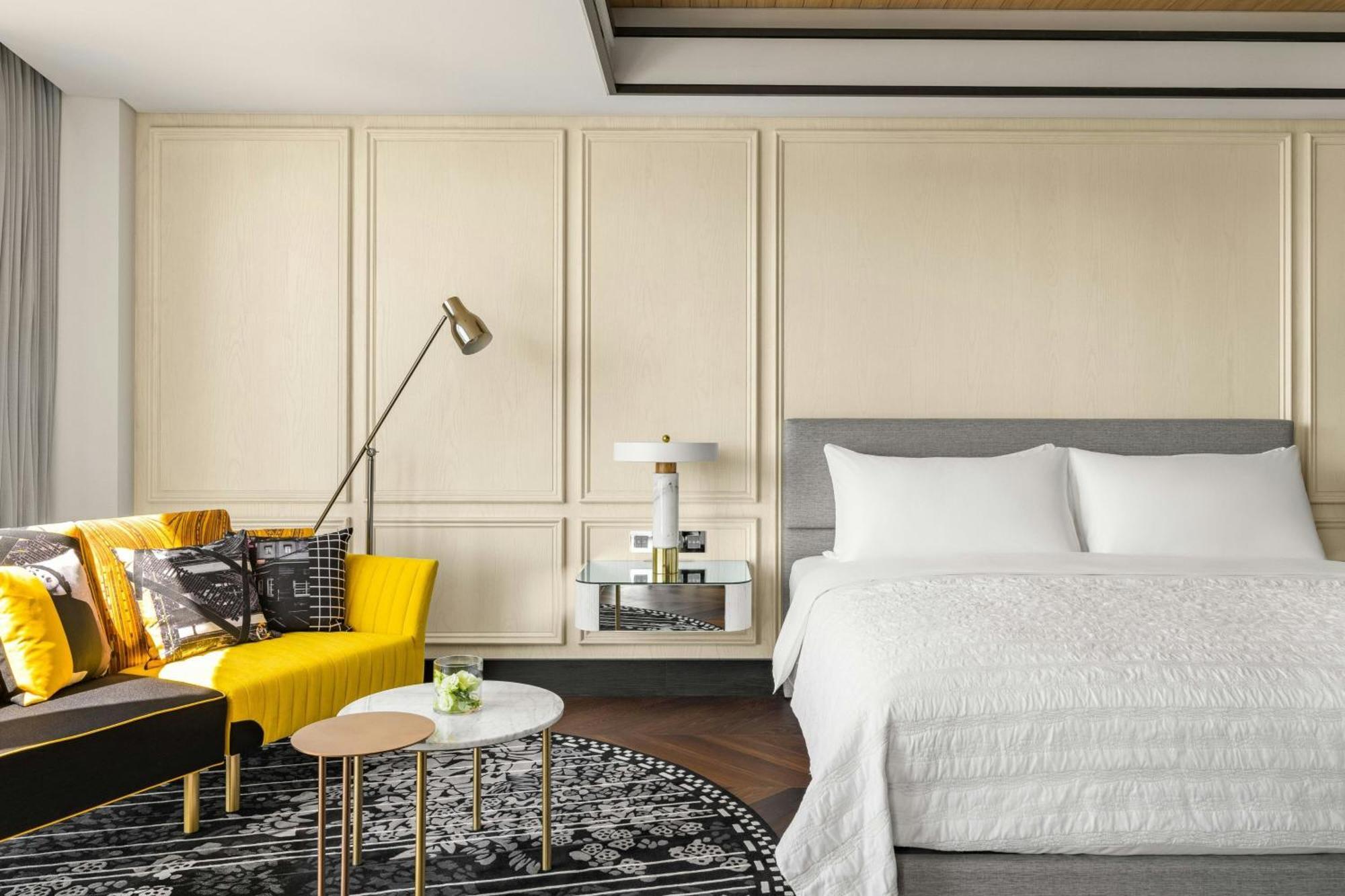 Le Meridien 타이중 외부 사진 A guest room at the hotel