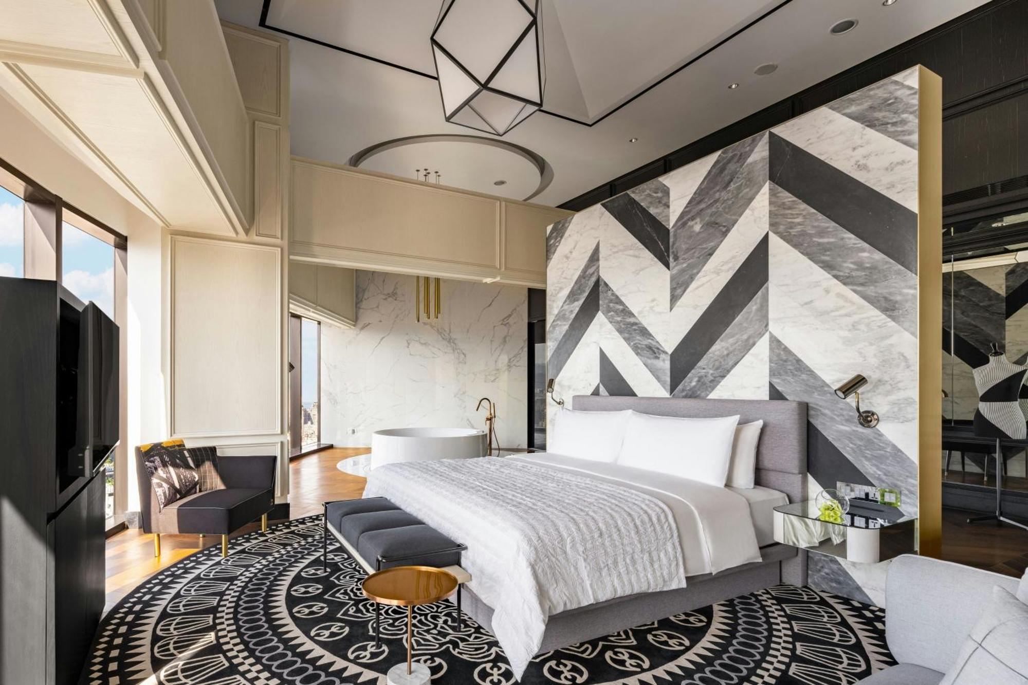 Le Meridien 타이중 외부 사진 A bedroom at the hotel