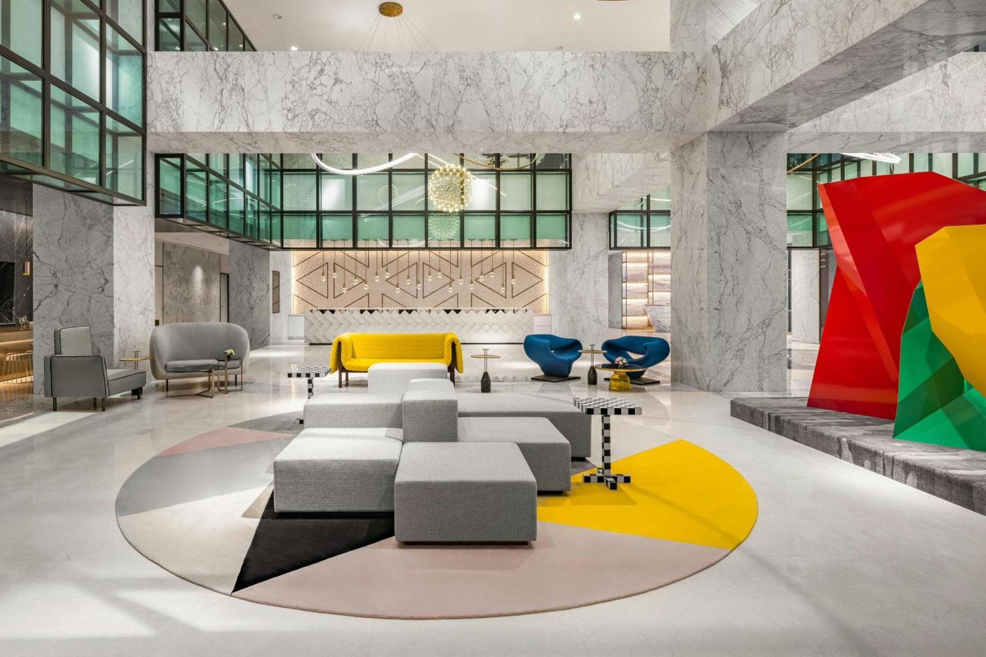 Le Meridien 타이중 외부 사진 The lobby of the hotel